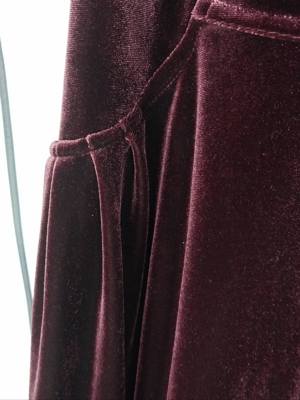 Free People Nightshade Backless Velvet & Lace Fit & Flare Skater Mini Dress - Picture 4 of 10